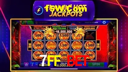 Interface moderna da plataforma 7FF Bet